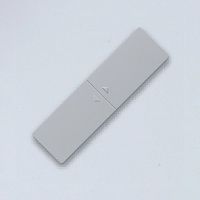 石黒製作所 プラパート スライドカバーコンセント・ダブル 樹脂カバー 電源/LAN(中継) ライトグレー G111P-A6-LG 1個（直送品）