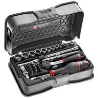 FACOM ソケット+ビットセット R.161ー4P12 31ピース 1/4インチ 12ポイント 1個 450-4964（直送品）