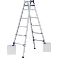 アルインコ 伸縮脚付はしご兼用脚立 天板高さ(m):1.29~1.59 最大使用質量100kg PRE150FX 1台 555-0388（直送品）