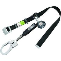 サンコー タイタン 胴ベルト型ロック付き巻取式 シングル Ribraライト ブラック RBLN506-BL 1本 442-3911（直送品）