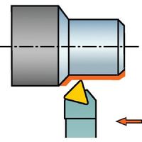 サンドビック SANDVIK コロターン107 ポジチップ用シャンクバイト(210) STDCR 1616H 16 1本 578-9664（直送品）