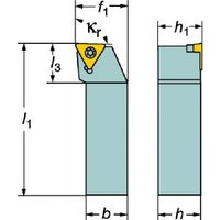 サンドビック SANDVIK コロターン107 ポジチップ用シャンクバイト(210) STFCL 1010E 09 1個 578-9711（直送品）