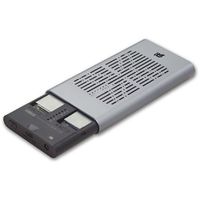 RATOC USB3.2 Gen2x2 M.2 SSDケース(クローン機能搭載・NVMe 2台用) RS-ECM2-U32C 1個（直送品）