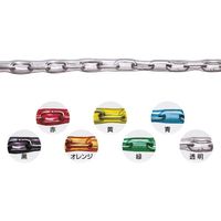 水本 【要長さ指定】チューブ保護ステンレスチェーン トウメイ 2HAーC 長さ・リンク数指定カット 19.1~20m 2HA-C-20C（直送品）