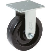 オーエッチ工業 OH 44番キャスター 固定車 プラスカイト車輪付 φ125mm 44PK-125 1個 405-7711（直送品）