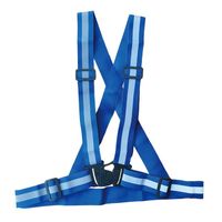 ミズケイ 伸縮タスキ型ベスト ブルー 5941193 1着