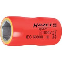 HAZET VDE絶縁(差込角9.5mm)ソケット 16mm 880KV-16 1個 326-8788（直送品）