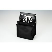 大塚刷毛製造 大塚 マルテー塗装用腰袋 ブラック 6118060009 1枚 384-0438（直送品）