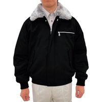 トーマセンイ TEAGLES 14901 裏ボア防寒ブルゾン ブラックL BK L 1枚 454-1629（直送品）