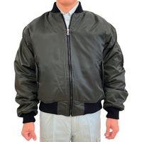 トーマセンイ TEAGLES 11631 MAー1タイプブルゾン グリーン4L GR 4L 1枚 454-1606（直送品）