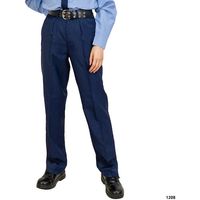 岡潮 警備女子スラックス1208(春夏秋)脇ゴム S 1208-S 1本 476-1226（直送品）