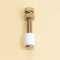 ヤボシ ボルト付ガイドローラー(樹脂ローラー)(スチール製) 3号 3BRL12J 1個 495-2320（直送品）