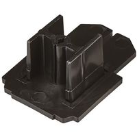 岡田装飾金物 岡田 間仕切カーテン 間仕切サイドポールキャップ(押えバータイプ) 90T41 1個 536-9830（直送品）