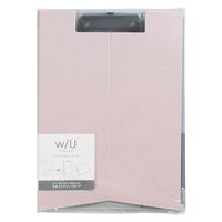 ナカバヤシ w/U スタンドクリップボード A4E シェルピンク WU-QB-STA4E-P 1セット(1冊×2)