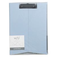 ナカバヤシ w/U スタンドクリップボード A4E パウダーブルー WU-QB-STA4E-B 1セット(1冊×2)