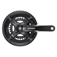 シマノ FC-TY501-2 クランクセット チェーンガード付 EFCTY5012C60CLB 1セット（直送品）