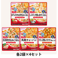 BIGサイズのグーグーキッチン 12か月おすすめセット 5種×2袋 1セット（1箱×4） アサヒグループ食品株式会社