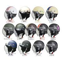 リード工業 ハーフヘルメット マットネイビー×ホワイト CR-760 1個（直送品）