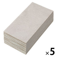 抗菌 カウンタークロス レギュラー ベージュ レーヨン100% 約30×60cm（1パック（100枚入）×5）