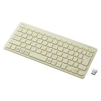 ワイヤレスキーボード 無線 2.4GHz 薄型 テンキーレス パンタグラフ プラス GR TW-KB002 1個