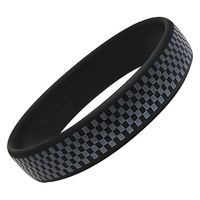 ゲルマパワーシリコーンブレスレット 市松模様