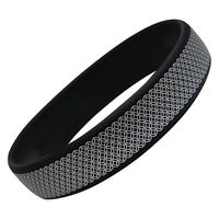 オルアージュ 【ケース販売】ゲルマパワーシリコーンブレスレット 七宝柄 シルバー M GPSB6211 1箱(60個入)（直送品）