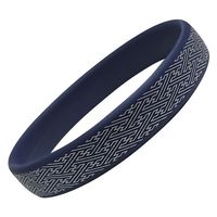 オルアージュ 【ケース販売】ゲルマパワーシリコーンブレスレット 紗綾形 ネイビー L GPSB6334 1箱(60個入)（直送品）