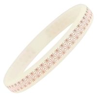 オルアージュ 【ケース販売】スパークノンXシリコンバンド 麻の葉模様 ライトxピンク M SM0339 1ケース(60個入)（直送品）