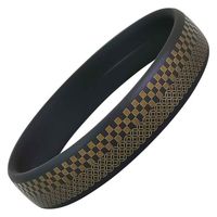 オルアージュ 【ケース販売】スパークノンXリストバンド 市松七宝 ブラックxゴールド M WM0131 1箱(60個入)（直送品）