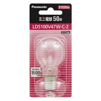 パナソニック LDS100V47WC2 ミニ電球50形 クリア 4549980697498 1セット(1個×5)