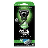 シック・ジャパン ハイドロ5カスタムコンフォートホルダー(替刃1コ付) 4903601617065 1セット(3点)（直送品）