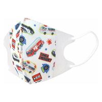 スケーター 子供立体マスク(7枚入り) トミカ23 MSKS3N 4973307651458 1セット(7枚×4点)（直送品）