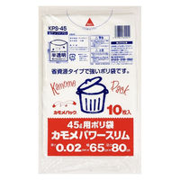 リケンファブロ KPS45カモメパワースリム45L半透明 4977811644012 1セット(10枚×10点)（直送品）