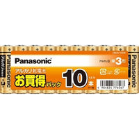 パナソニック LR6RJ/10SW SGアルカリ単3×10P 4984824776067 1セット(10本×4点)（直送品）