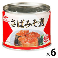 【アウトレット】マルハニチロ さばみそ煮 190g 1セット（1缶×6） 缶詰