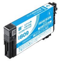 エコリカ エプソン（EPSON）用 リサイクルインク ECI-EIB09B-C シアン IB09CB対応 1個