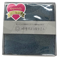 日繊商工 フェイスタオル綿雪キューブギフト/ブルー(FOR YOUのシール付き) 466011BL(foryou)12 1箱(12個入)（直送品）