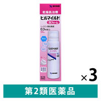 ヒルマイルド 泡フォーム 100g 3本セット ヘパリン類似物質0.3%配合 乾燥肌治療 健栄製薬【第2類医薬品】