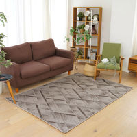 【軒先渡し】スミノエ コンシェルジュ オーダーラグ キョウメイ 700×1300mm ベージュ AS-KYM802-BE70130 1枚（直送品）