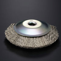 高島産業 ワイヤーベベルブラシ 空気工具用 BH-1752-1 1セット(1個)（直送品）