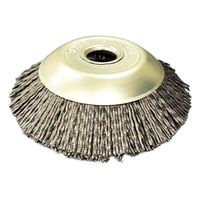 高島産業 セラミック砥粒入りナイロンベベルブラシ 空気工具用(#120) BHCR-1752-1 1セット(1個)（直送品）