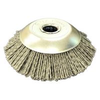 高島産業 砥粒入ナイロンベベルブラシ 空気工具用 中目(#240) BHG-1006M-1 1セット(1個)（直送品）