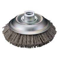 高島産業 砥粒入ナイロンベベルブラシ 電動工具用 超細目(#500) BM500-065-3 1セット(3個)（直送品）