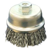 高島産業 BRH線(強力) カップブラシ 電動工具用 CMA-075-3 1セット(3個)（直送品）