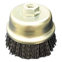 高島産業 セラミック砥粒入りナイロンカップブラシ 電動工具用(#120) CMCR-090-1 1セット(1個)（直送品）