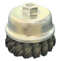 高島産業 鋼線ツイストカップブラシ 電動工具用 CMT-075-1 1セット(1個)（直送品）