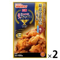 日清 から揚げ粉 塩味コク旨仕上げ からあげグランプリ最高金賞店監修 100g 1セット（1個×2）日清製粉ウェルナ