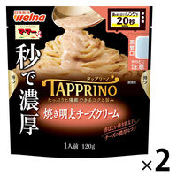 マ・マー タップリーノ 焼き明太チーズクリーム 1人前 1セット（1個×2）日清製粉ウェルナ パスタソース レンジ対応