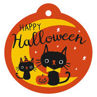 ヘッズ ハロウィンタッグー2/黒猫（30枚） HWN-T2 1袋（30枚入