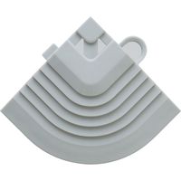 山崎産業 石目ユニットE 細コーナー ライトグレー 5585000000Y7LG 1袋(2個)